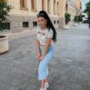 Ekstenzije za kosu, Crni afro rep na mrežicu, rep na djevojci, privatna fotografija