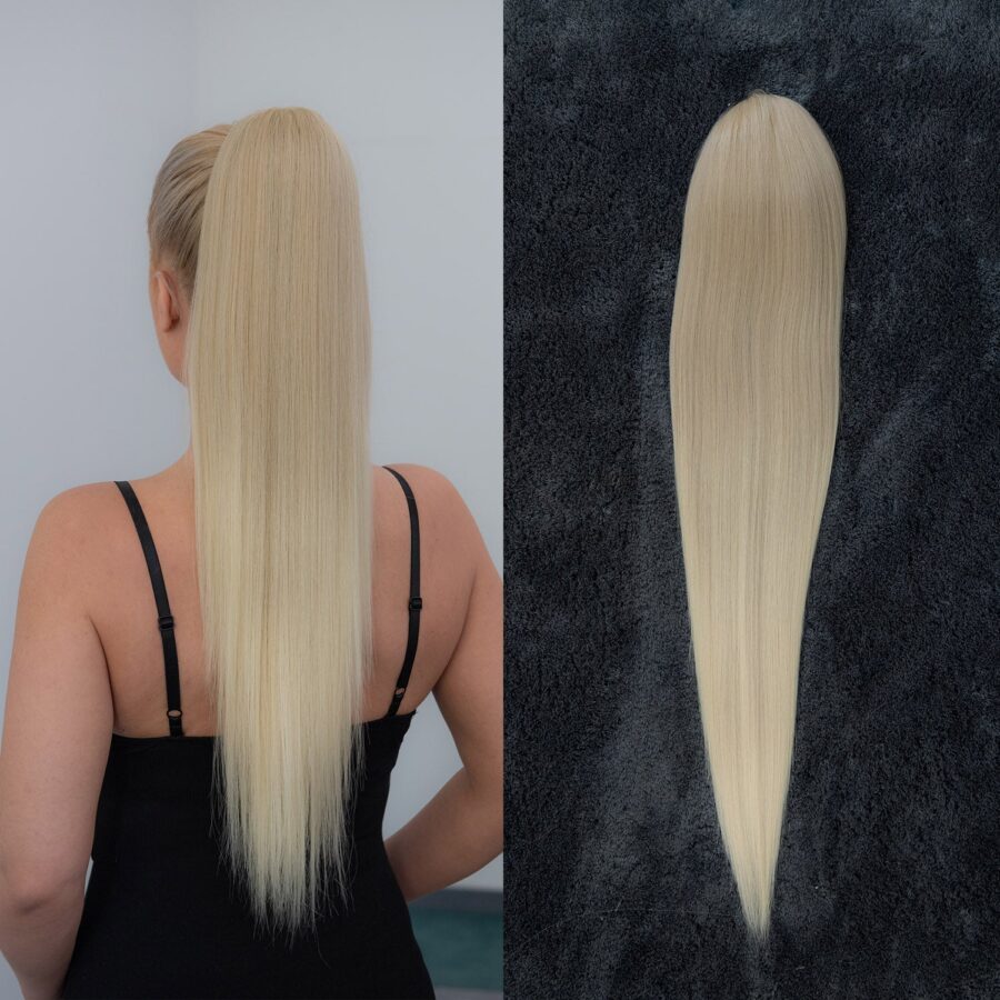Srednjeplavaombre Srednje plava ravna, rep na mrezicu, 75cm, prednja strana