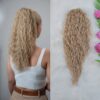 Tamno plavi afro 50cm,ekstenzije za kosu, prednja strana