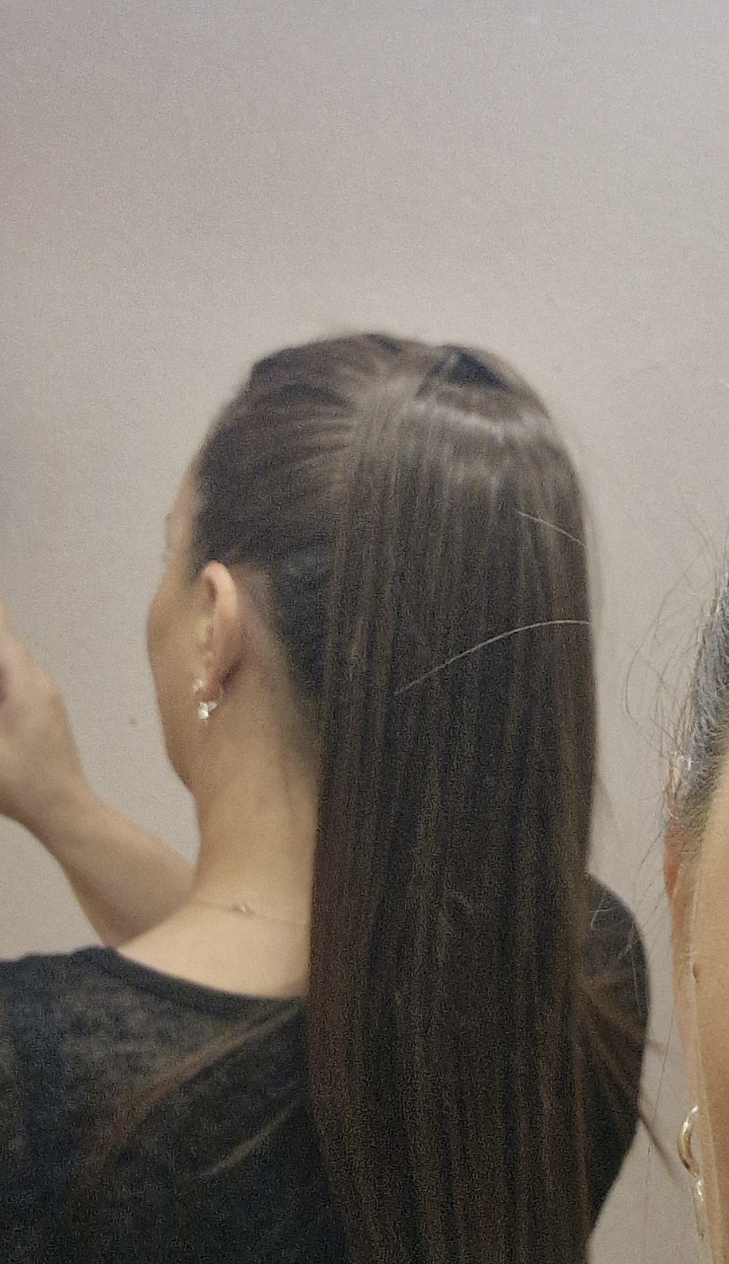 Smeđa Ombre │Ravni │50cm │Rep na mrežicu photo review