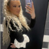 Svijetlo plavi, afro, rep na mrezicu, 75cm, na klijentici, nocni izlazak