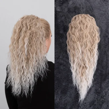 Platinum Plava Ombre │ Afro │ 50cm │ Rep na mrežicu