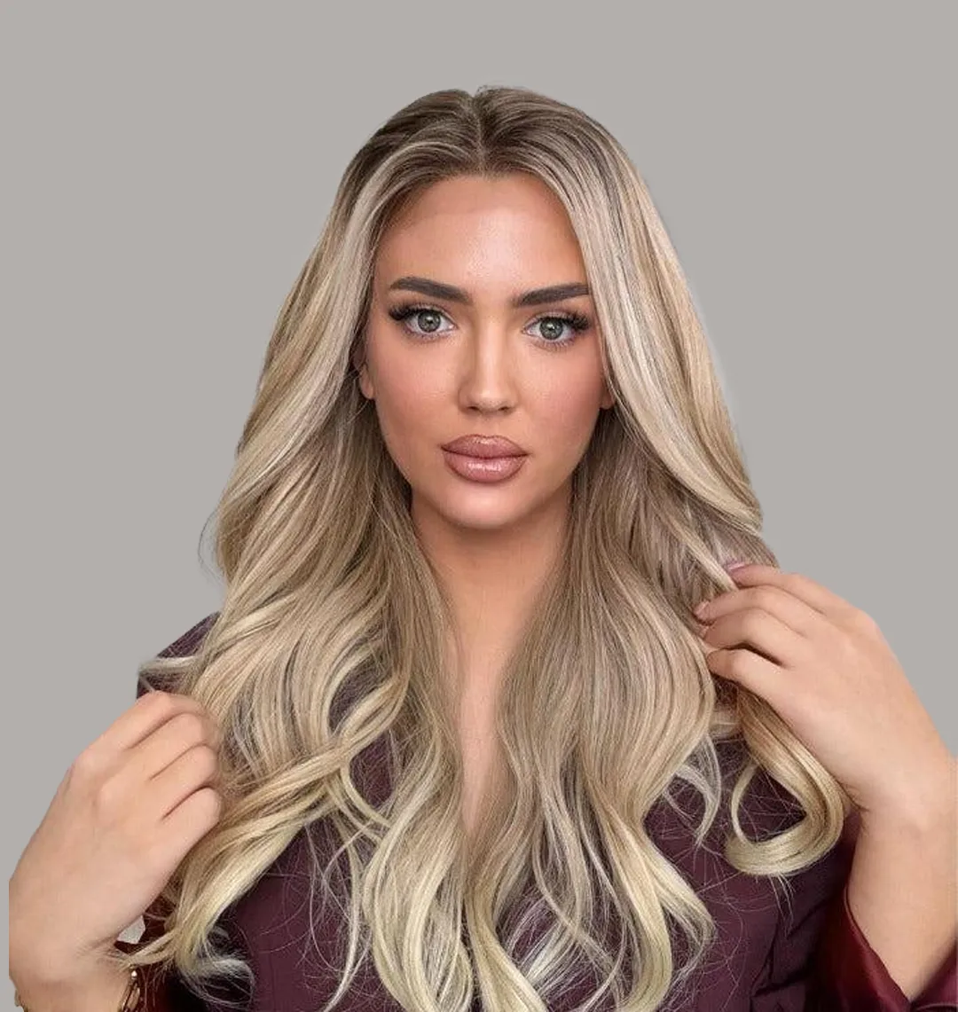 Front Lace Premium perika prije i poslije