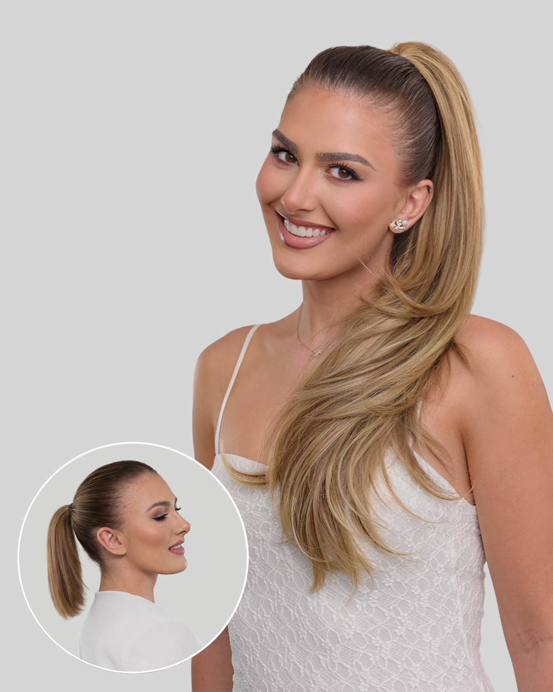 Prije i poslije Blowdry rep ekstenzije