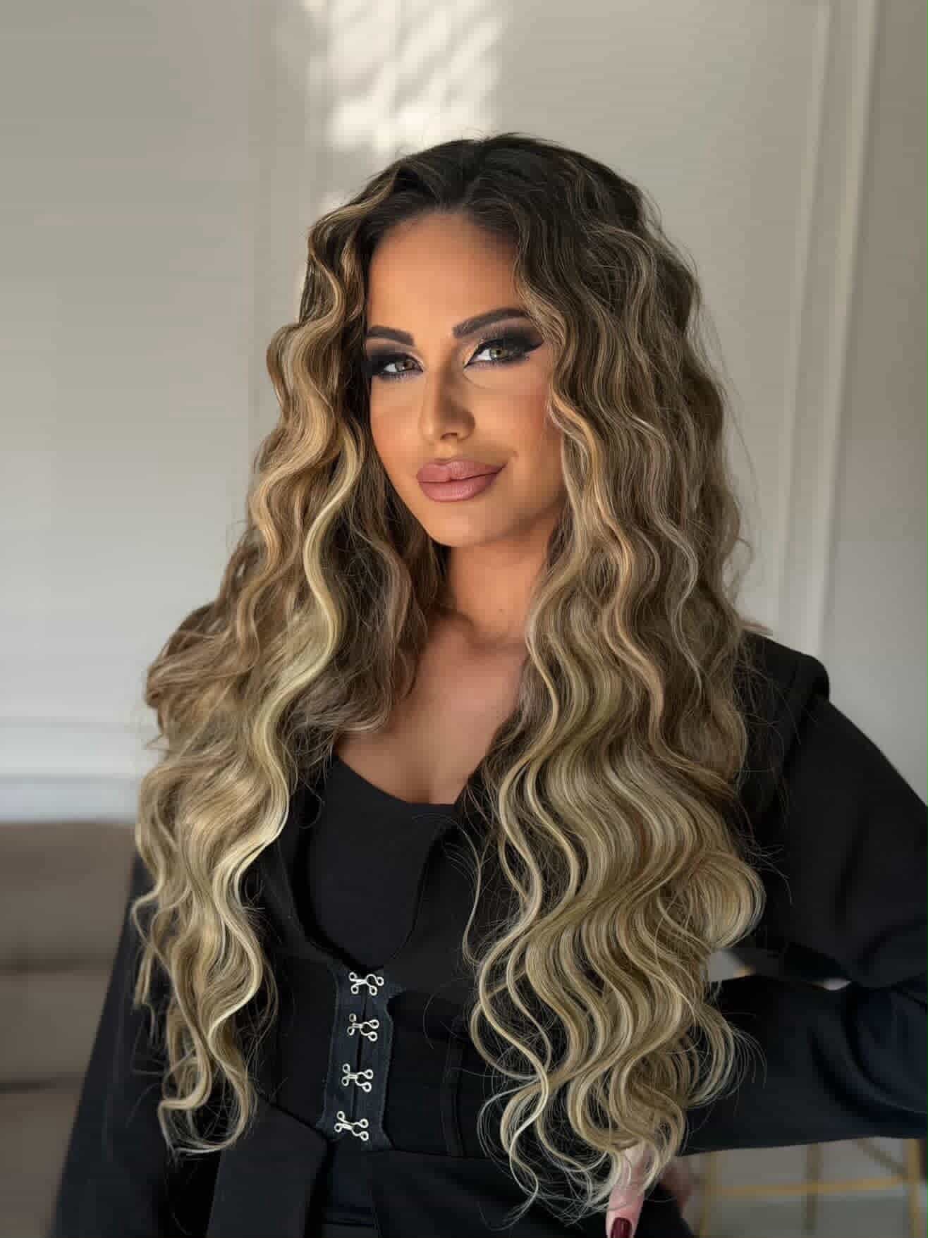 Glam waves "U" ekstenzije photo review